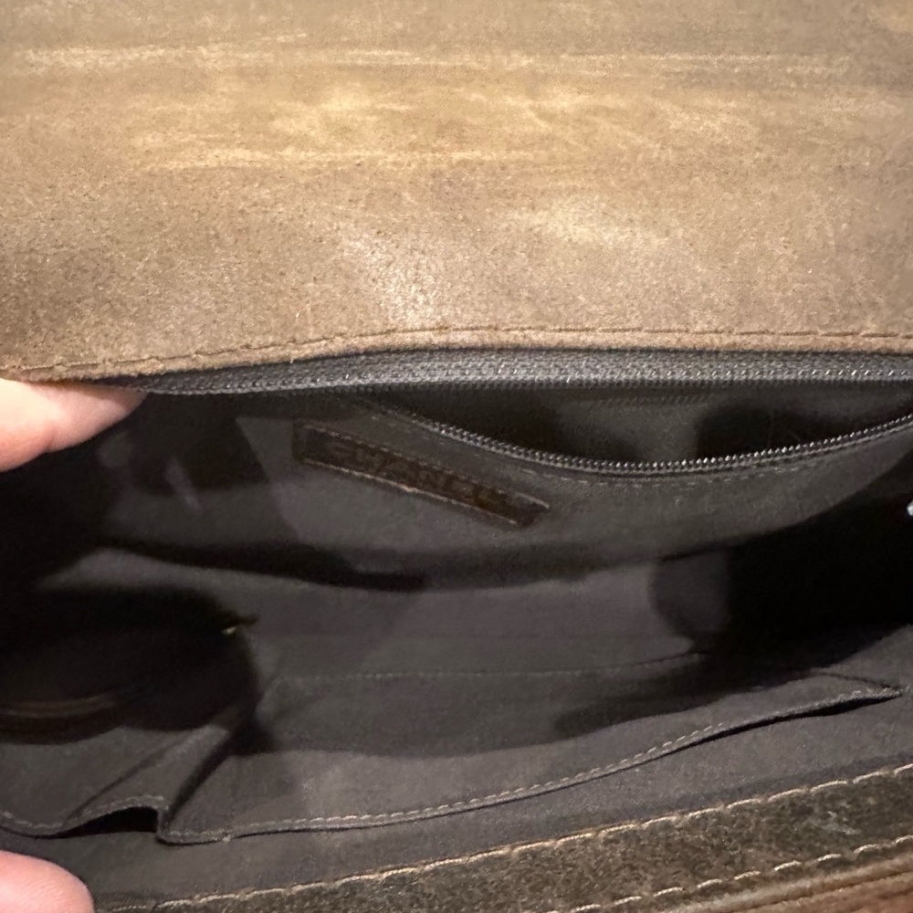 Chanel Large brown boy bag. - Picture 5 of 10